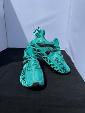 Just So So Women's Athletic Sneakers Teal Size 38